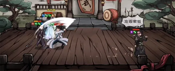 烟雨江湖、激情博弈、回合制、数值养成、关卡闯关、水墨武侠、传统武侠、离线单机、水墨风格、高自由度武侠RPG